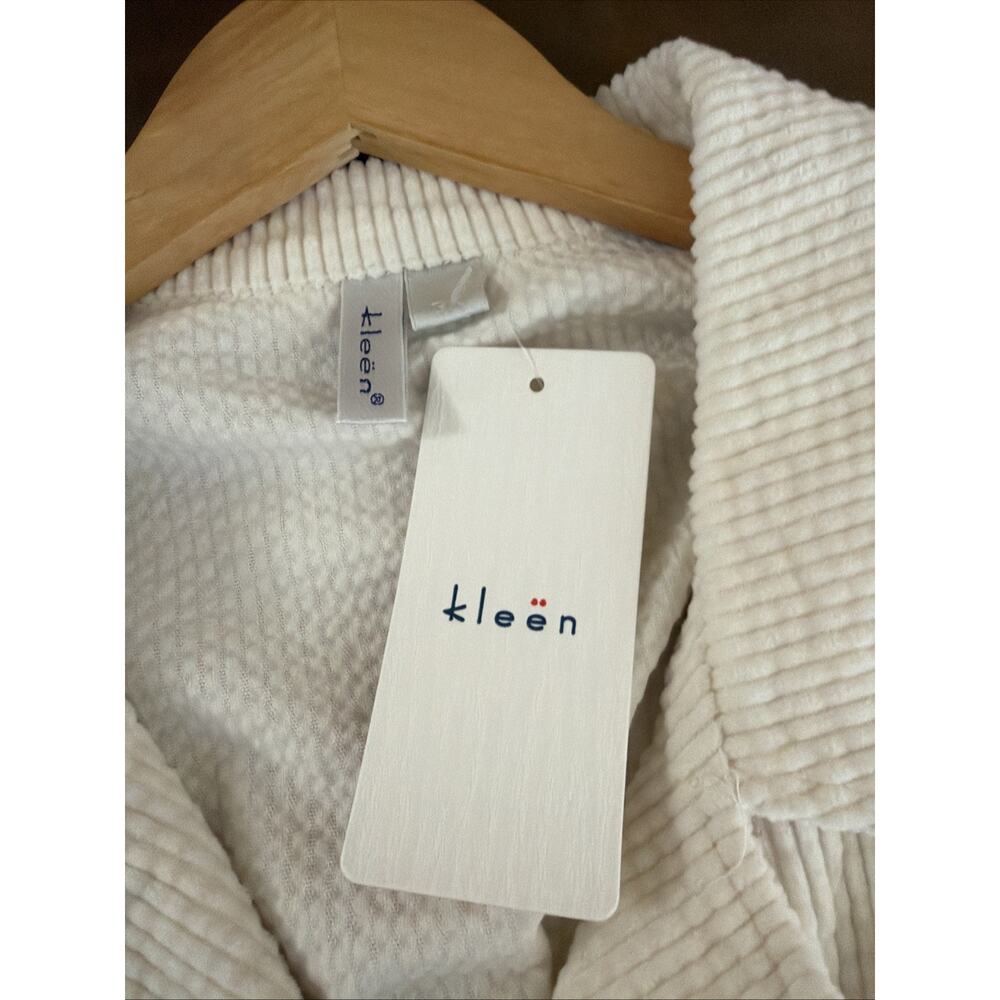 NWT Kleen Cream 100% Cotton Big Shirt Corduroy Jacket / Shacket / Shirt 3X #0804 - Picture 7 of 7